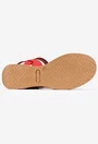 Sandale dama roz din piele naturala moale