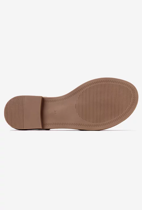 Sandale multicolore din piele cu detaliu sclipitor