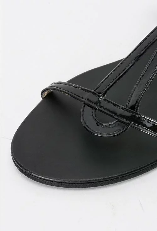 Sandale negre din piele naturala Vitaly