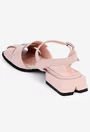 Sandale taupe confectionate din piele naturala