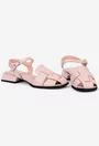 Sandale taupe confectionate din piele naturala