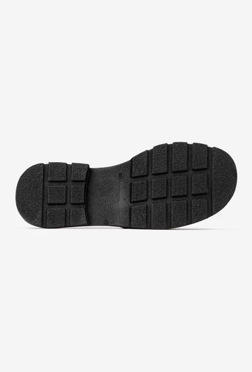 Sandale tip papuc dama din piele naturala bej