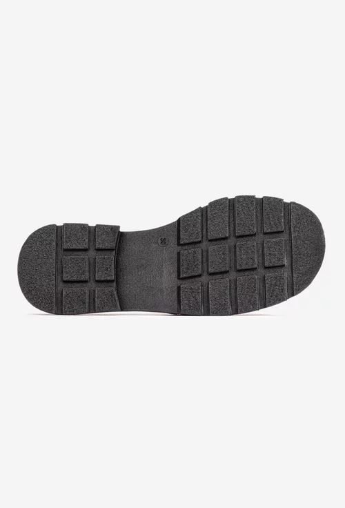 Sandale tip papuc dama din piele naturala maro