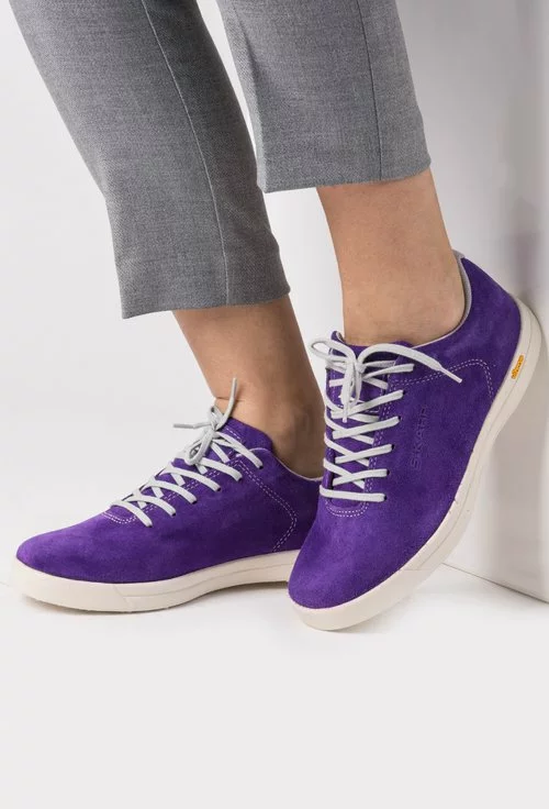 Sneakers S-Karp violet din piele naturala Ruth