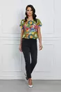Bluza Andrada cu imprimeu divers multicolor