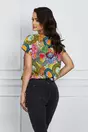 Bluza Andrada cu imprimeu divers multicolor
