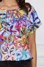 Bluza Andrada cu imprimeu floral multicolor