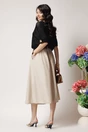Bluza casual din tricot cu gaurele neagra