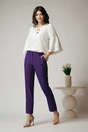 Bluza eleganta din crep alba cu broderie florala colorata
