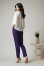 Bluza eleganta din crep alba cu broderie florala colorata