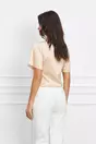 Bluza LaDonna bej cu picatele vaporoasa