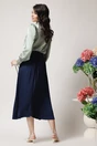 Camasa DY Fashion eleganta din satin verde mint