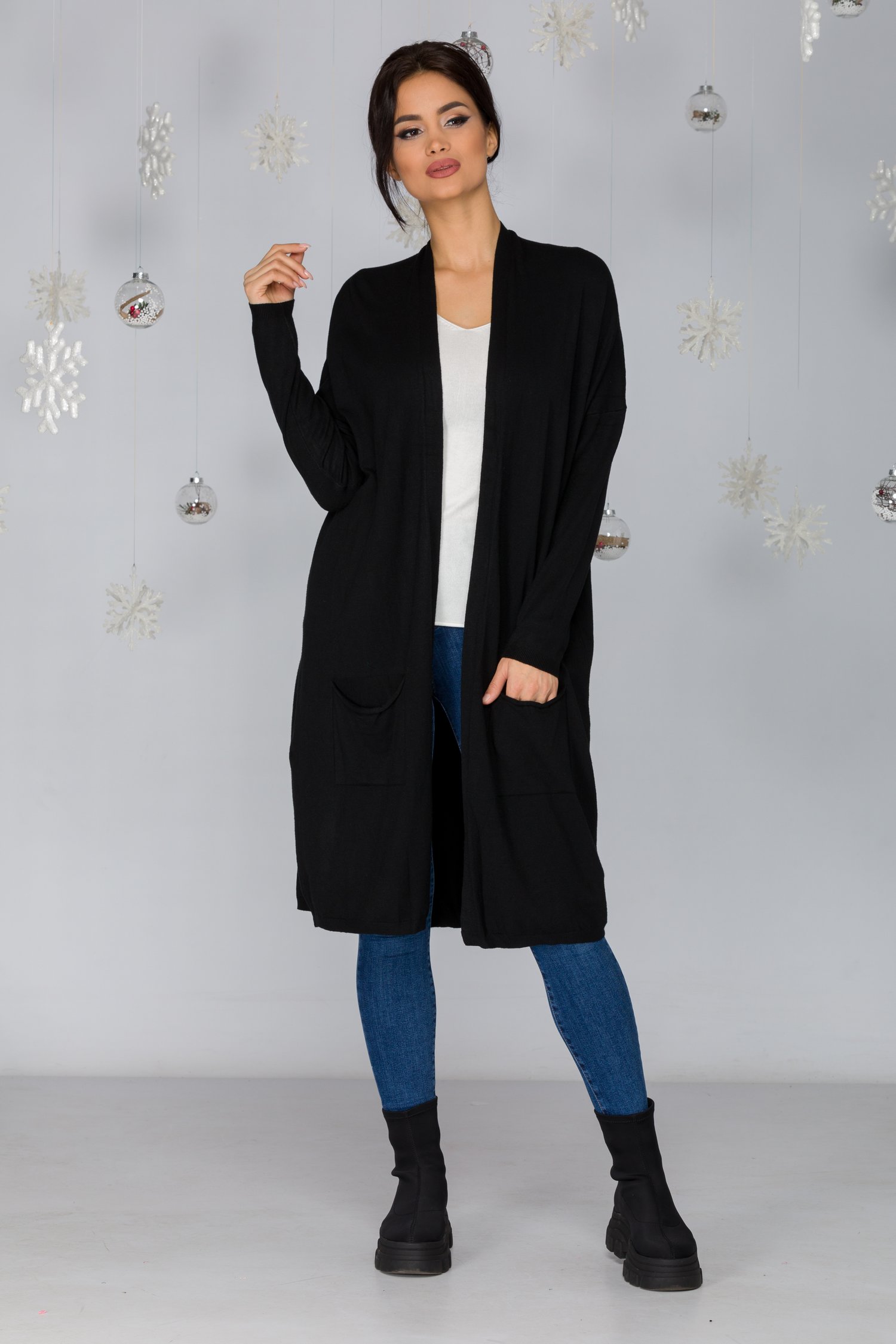 Cardigan gina negru