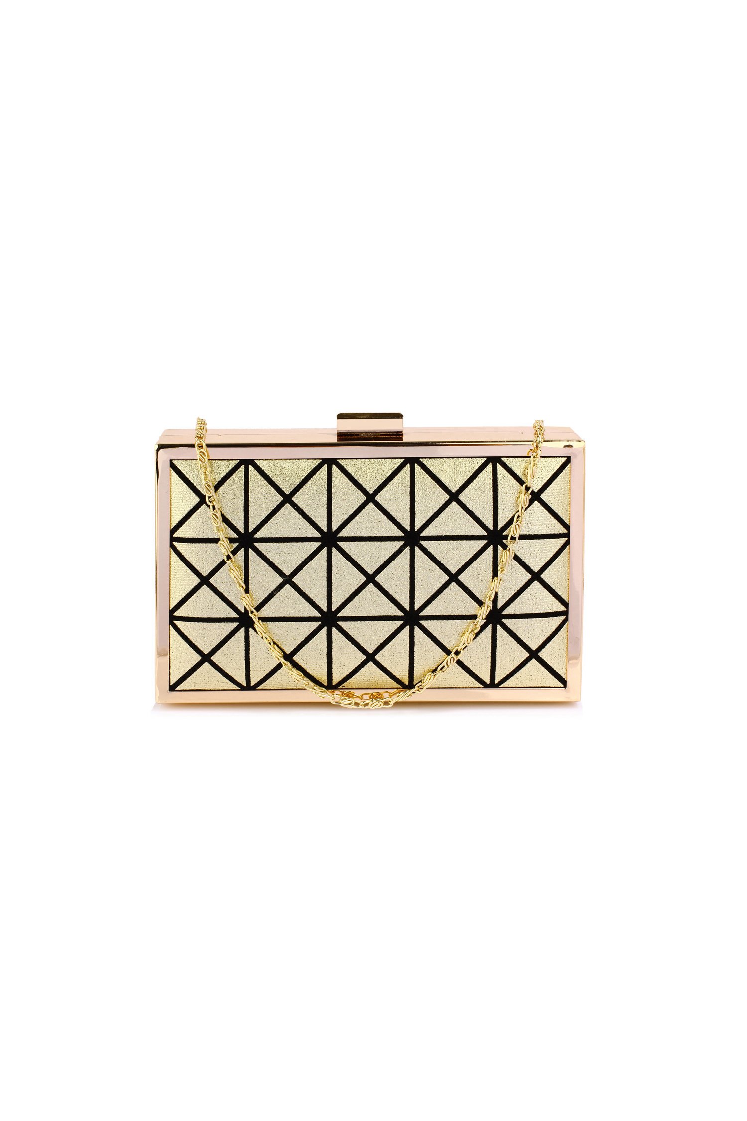 Clutch Miriam auriu de seara