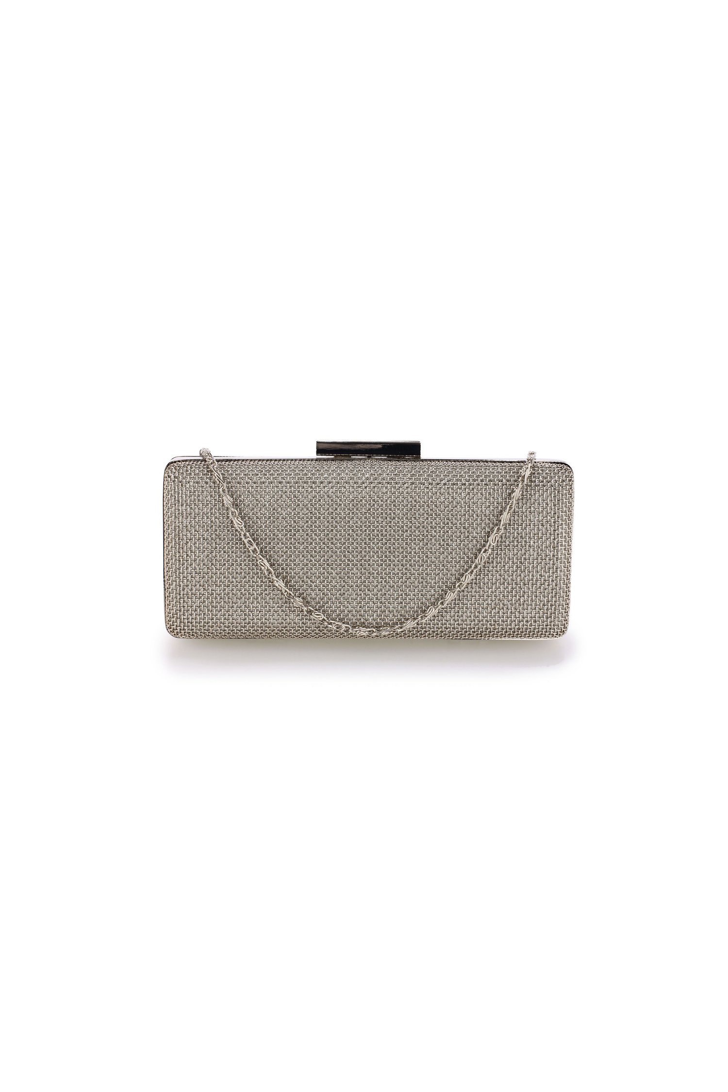 Clutch Sandra Argintiu