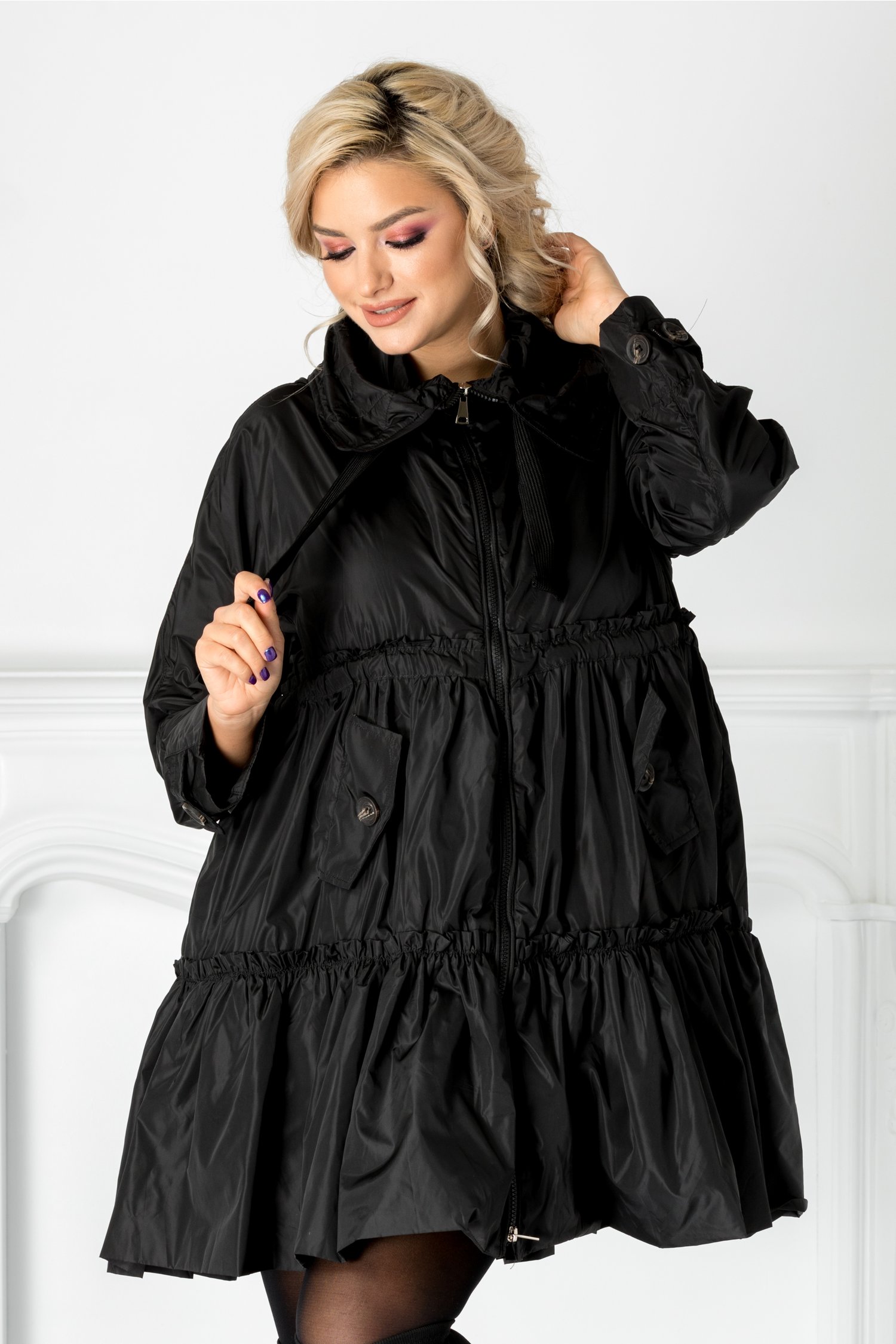 Geaca Flary neagra de primavara