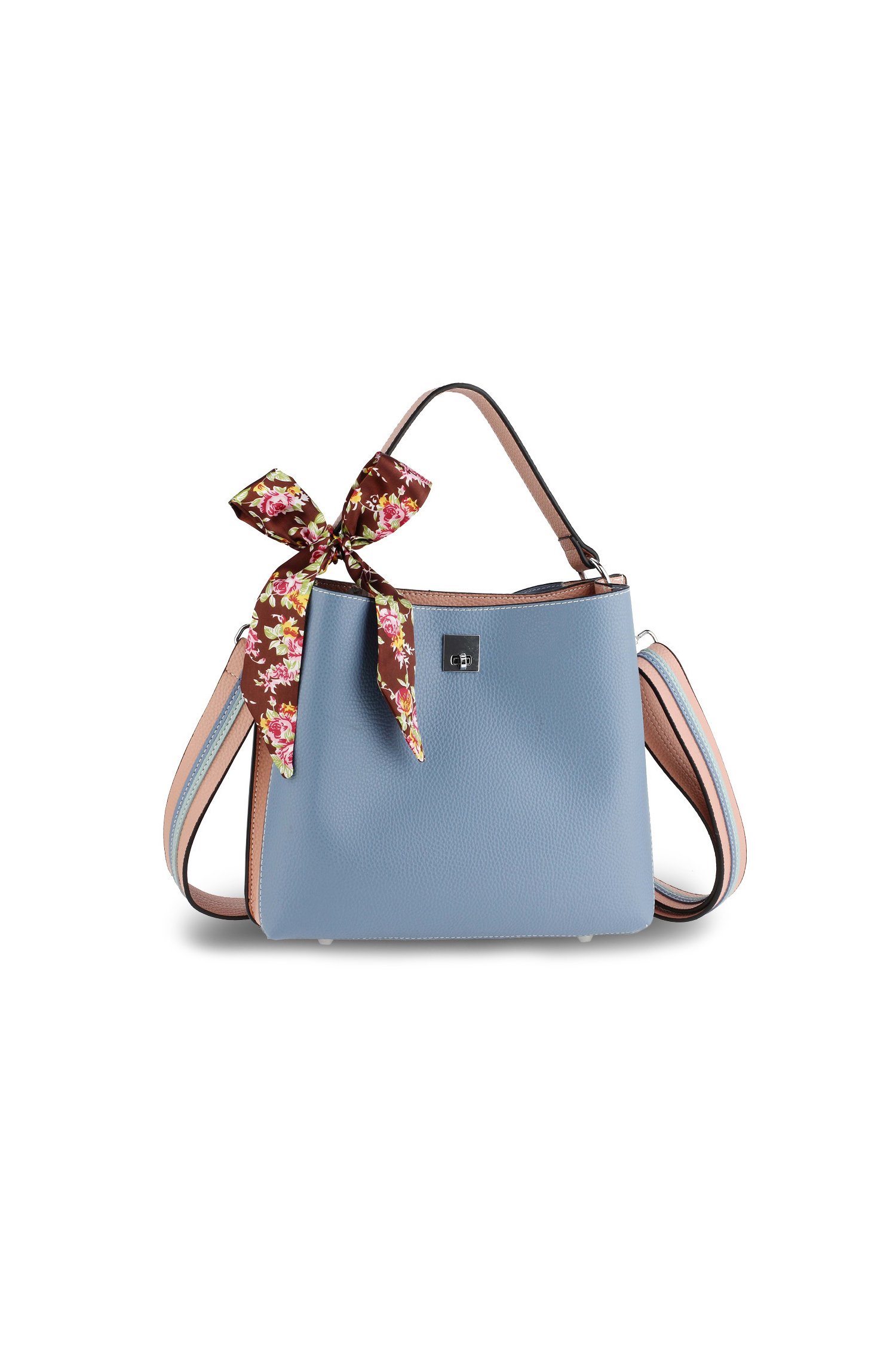 Geanta de mana eleganta bleu-roz