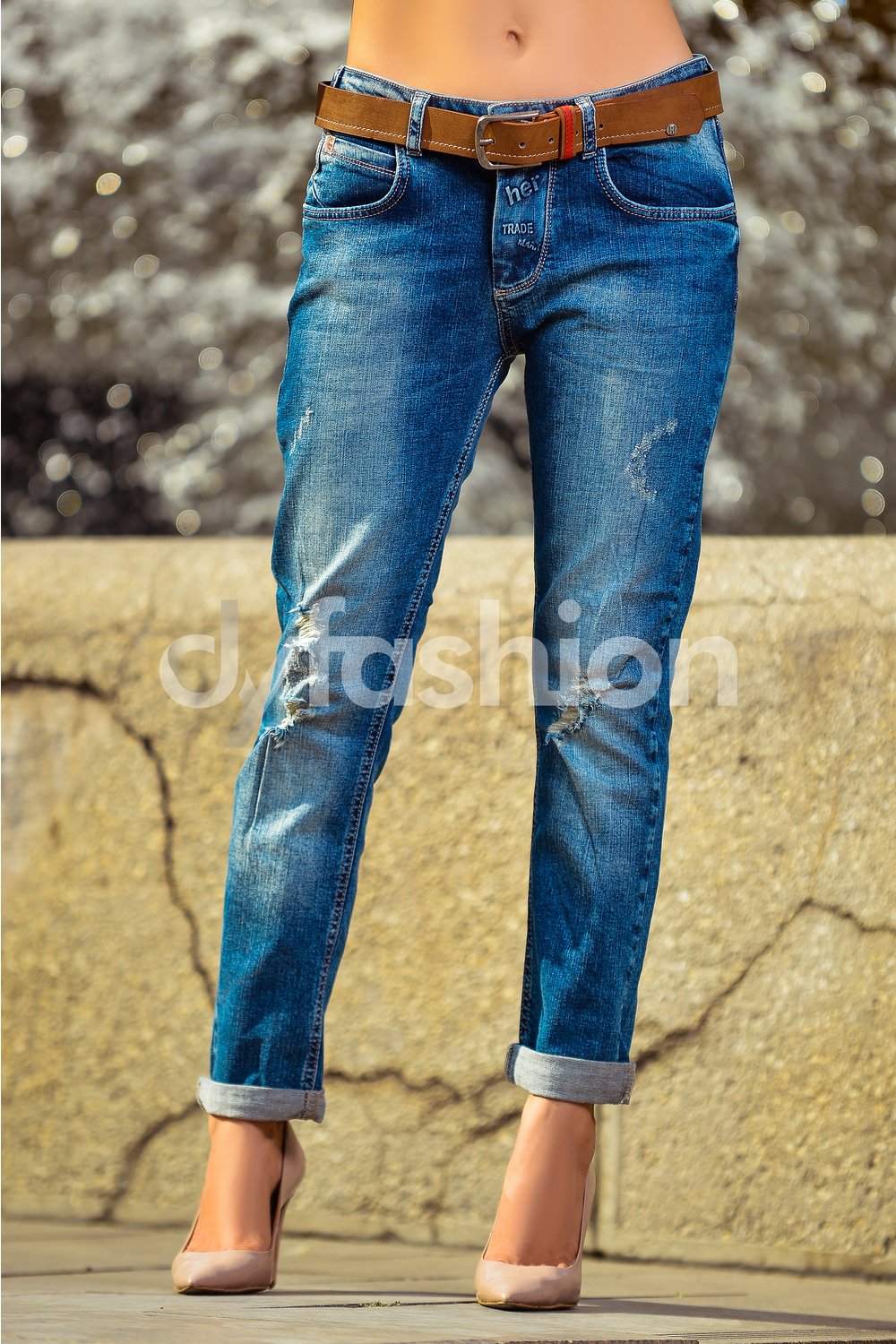 Jeans Herta din Denim de Zi
