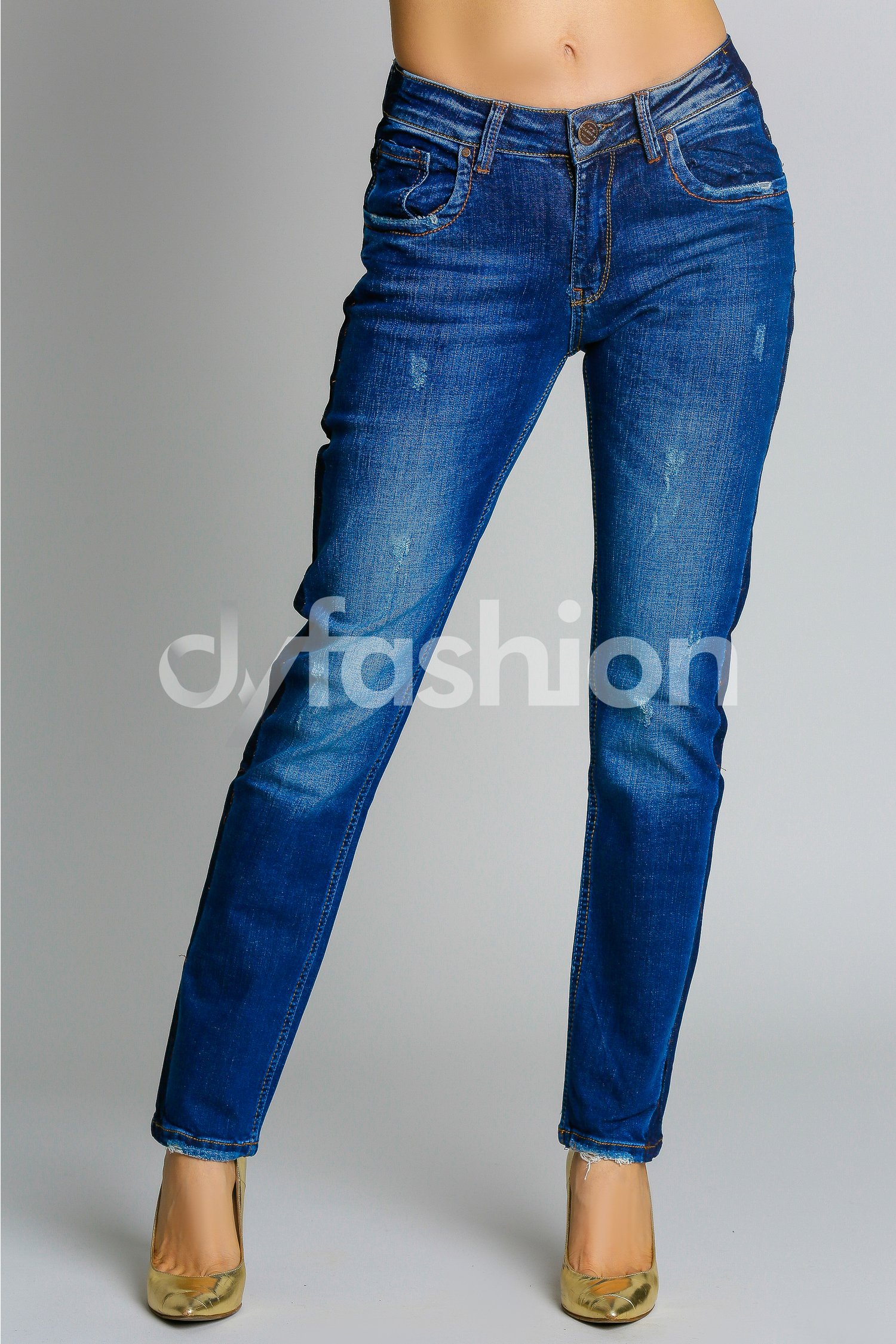 Jeans Umika Albastri Casual de Zi