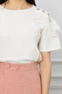 Pantaloni LaDonna scurti roz tip fusta