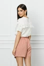 Pantaloni LaDonna scurti roz tip fusta