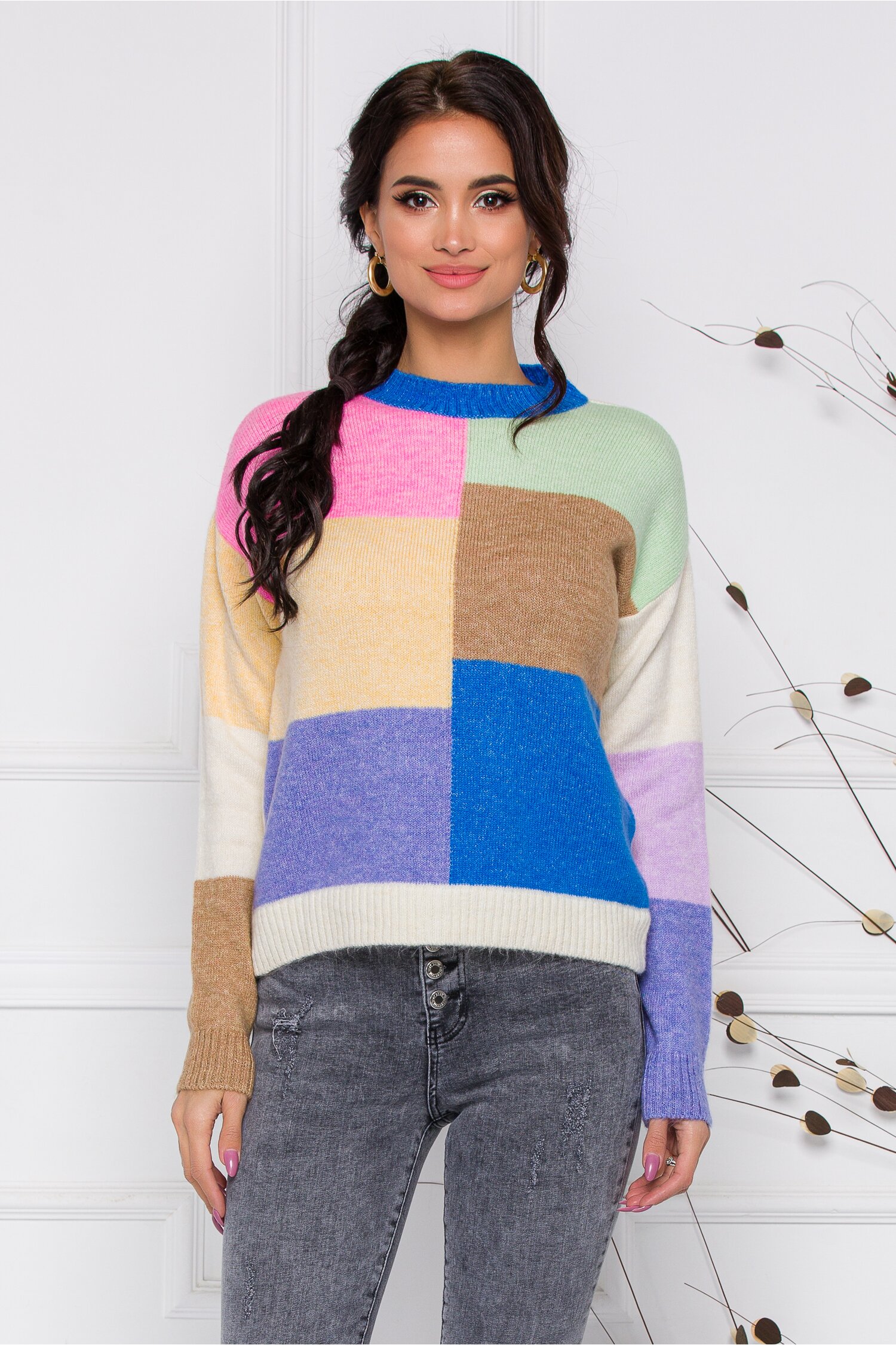 Pulover Ariana multicolor