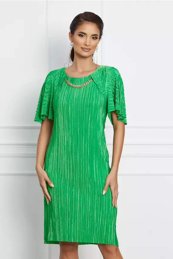 rochie-corina-verde-plisata-cu-accesoriu-la-decolteu-1162151-938051-2.webp