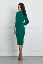 Rochie Daliana verde cu accesoriu in talie