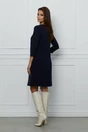 Rochie Dy Fashion bleumarin cu buzunare