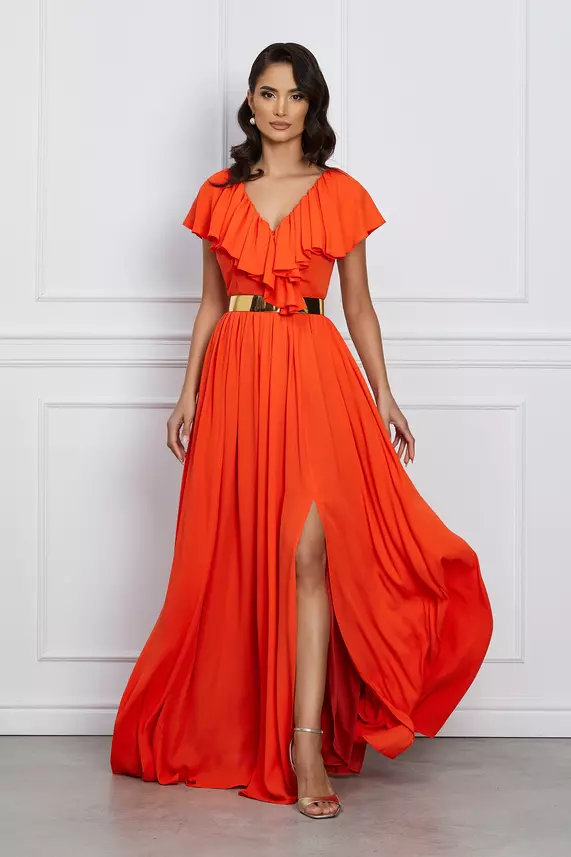 rochie-dy-fashion-gaby-lunga-orange-cu-volanase-la-decolteu-si-curea-in-talie-1166912-942776-2.webp