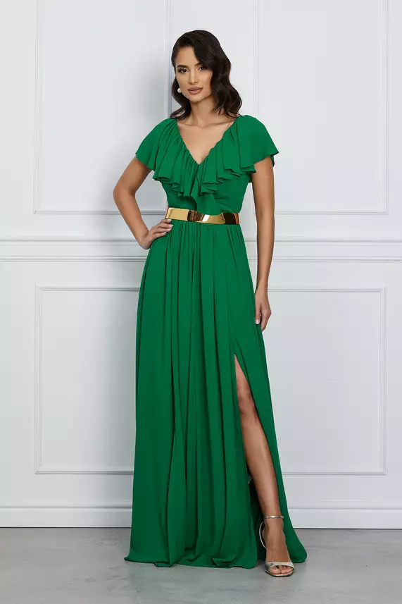 rochie-dy-fashion-gaby-lunga-verde-cu-volanase-la-decolteu-si-curea-in-talie-1166960-942761-2.webp