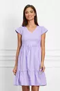 Rochie Moze lila lejera din bumbac