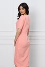Rochie office somon cu floare 3D in talie