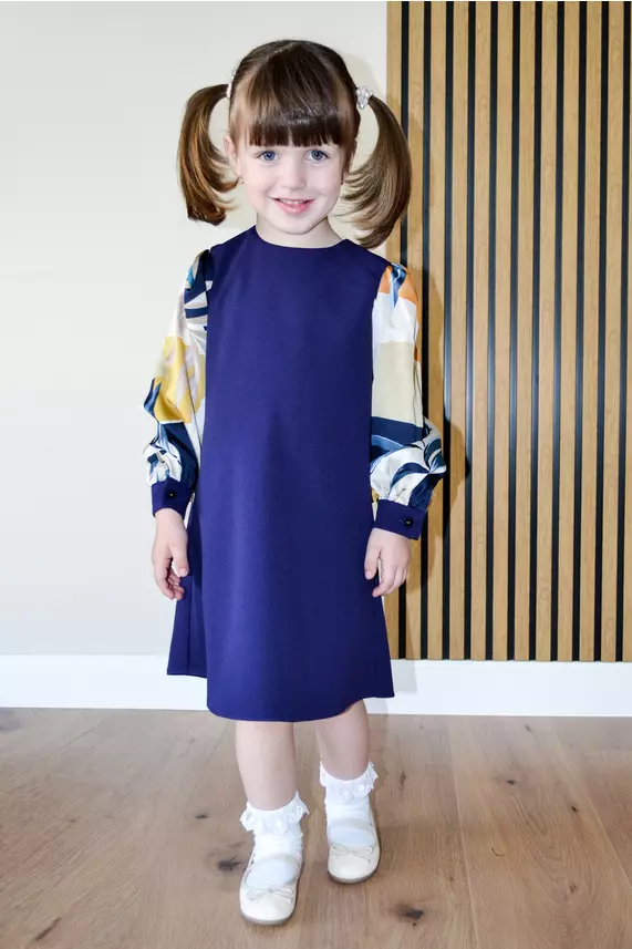 rochita-pentru-fetite-dy-fashion-bleumarin-cu-imprimeuri-pe-maneci-1149581-929411-2.webp
