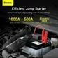 Acumulator extern pentru pornire auto Baseus Super Energy Air Car Jump Starter, 10000mAh, 1000A, 12V - 9