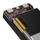 Baterie externa Baseus Bipow Digital Display, 10.000 mAh, 20W, 2x USB-A, 1x USB-C PD, cablu USB-A la microUSB inclus - 8