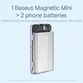 Baterie externa Baseus Magnetic Mini Wireless, 10.000 mAh, Incarcare rapida, 20W, cablu USB-C inclus - 14
