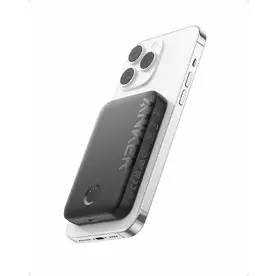 Baterie externa magnetica wireless Anker 321 MagGo, 5000 mAh, USB-C, pentru seria iPhone 12/13/14, Negru