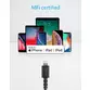 Cablu Anker PowerLine Select+ USB-C Lightning Apple MFi 0.91m - 4
