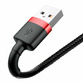 Cablu Baseus Cafule, Lightning - USB, 1 metru, 2.4A - 3