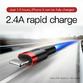 Cablu Baseus Cafule, Lightning - USB, 1 metru, 2.4A - 12