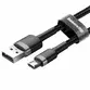 Cablu Baseus Cafule, Micro USB - USB, 1 metru, 2.4A - 3