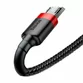 Cablu Baseus Cafule, Micro USB - USB, 2 metri, 1.5A, Negru/Rosu - 5