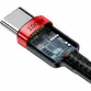 Cablu Baseus Cafule PD 2.0 100W, USB-C la USB-C, 2 metri, 20V, 5A - 5