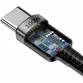 Cablu Baseus Cafule PD 2.0 100W, USB-C la USB-C, 2 metri, 20V, 5A - 12