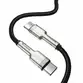 Cablu Baseus Cafule Series Metal USB-C la USB-C, 100W, 1m - 3