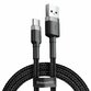 Cablu Baseus Cafule, USB la USB-C, Quick Charge , 3A, 0.5m - 1