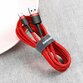 Cablu Baseus Cafule, USB la USB-C, Quick Charge , 3A, 0.5m - 18