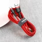 Cablu Baseus Cafule, USB la USB-C, Quick Charge , 3A, 0.5m - 18