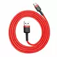 Cablu Baseus Cafule, USB la USB-C, Quick Charge, 3A, 1m - 4
